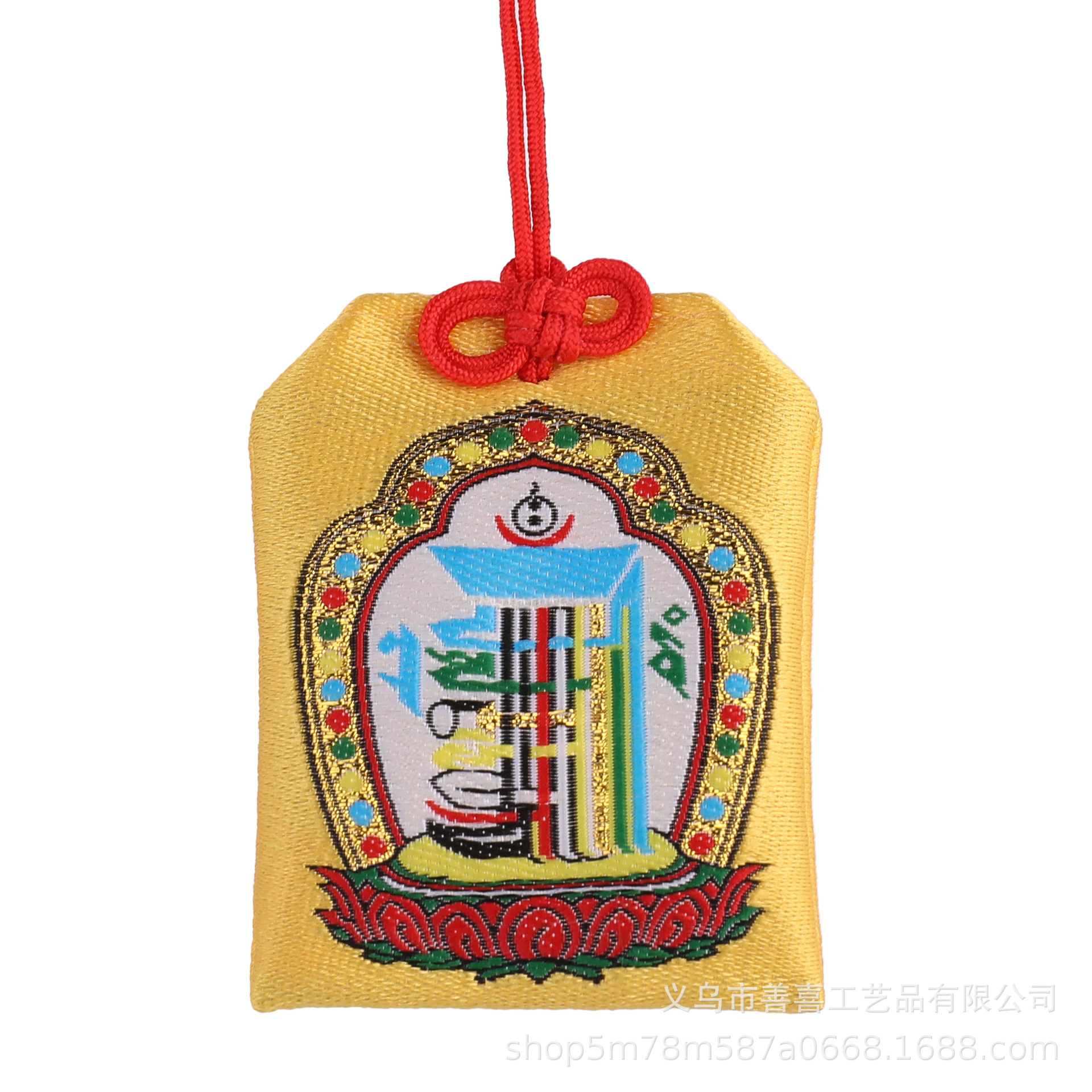 Túi phước Tây Tạng thêu Kim Cang – Lục Tự - Ảnh 9